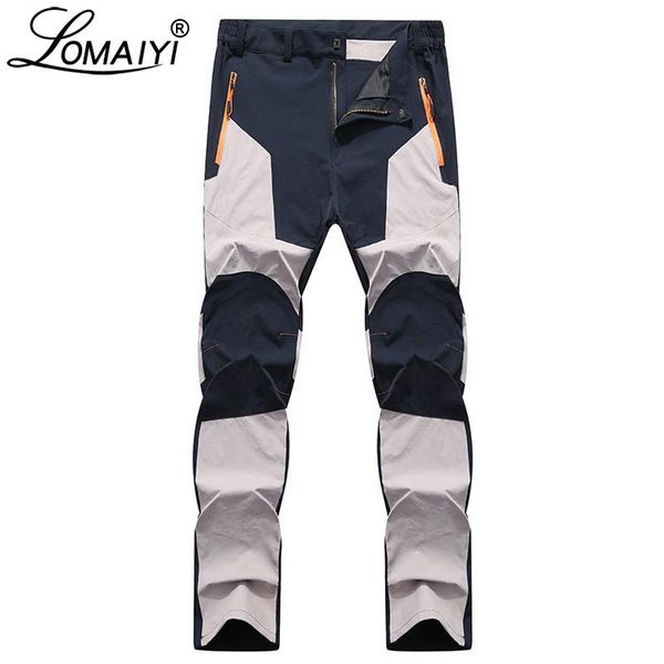

lomaiyi stretch man pants casual mens spring/autumn waterproof sweatpants men's trousers male slim fit work pants for men am042 mx19071, Black