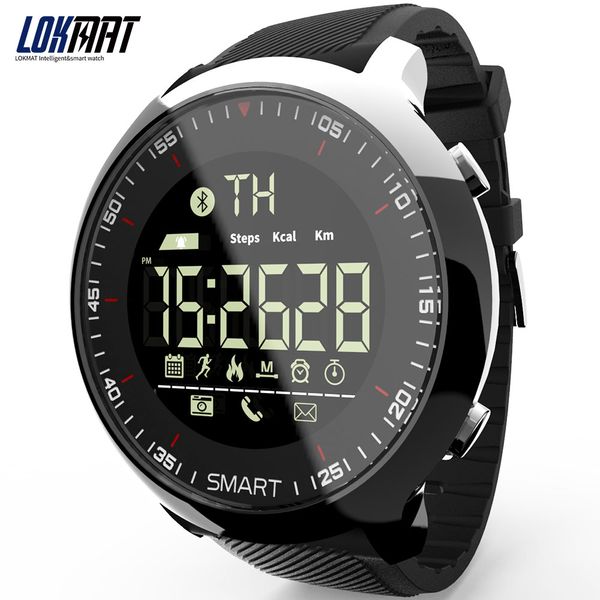 

lokmat smart watch sport waterproof pedometers message reminder bluetooth outdoor swimming men smartwatch for ios android phone smart wear