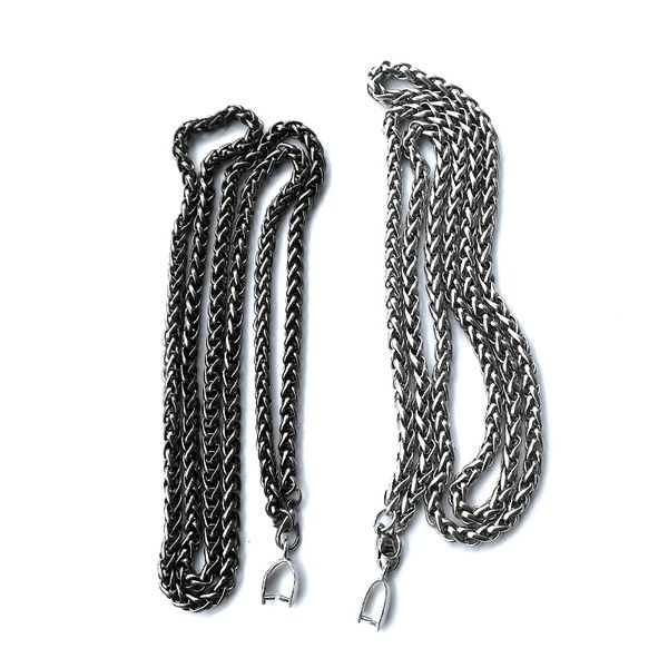 

Chain Necklace Lanyard For Vape Mico Pod voopoo Drag Nano pods Holder Metal String has thread loop attachment Retail Packing DHL