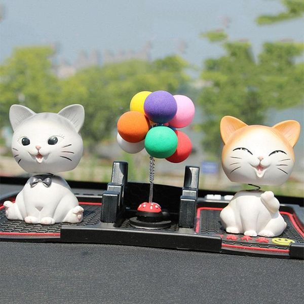 

car cute cat decoration simulation cat perfect gift toy cute shook his cat, home decoration, children's toy, holiday gift