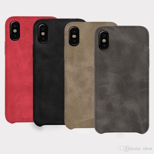 Чехлы ультра тонких телефонов для iPhone 5 6 7 8 PLUS XS MAX COVER Кожаная кожа софтяный TPU Силиконовый чехол для iPhone XR