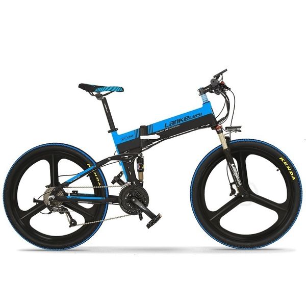 

mtb lankeleisi xt750-z shlmano 27-speed electric 26 inch mountain bike 400w 10ah panasoni'c battery for men, Silver;blue