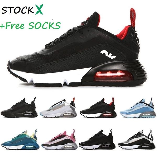 

stock x 2090 men women running shoes triple black white pink sports sneakers air designer mex running shoes 5.5-12