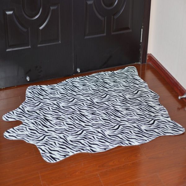 Grosshandel 110x75cm Zebrastreifen Teppich Kuh Leopard Tiger