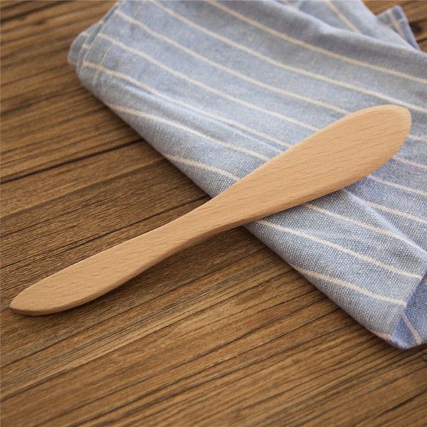 

multifunctional wooden butter knife dessert jam cream cheese spreader baking cake decorating tool for kitchen