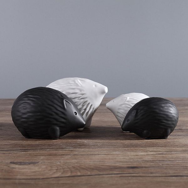 

north euro style home decor керамические hedgehog украшения подарков творческое домашнее украшение аксессуары декор фигурка современная мини