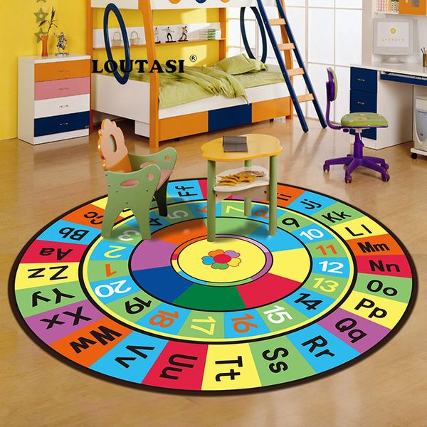 

loutasi soft baby play mats for children developing letters literacy rug carpet kids children floor games mats crawling blankets