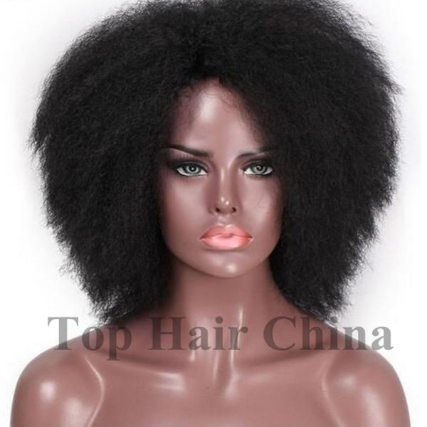 

hair china celebrity wig short black wig classical style wig kinky curly synthetic hair full wigs wholesal