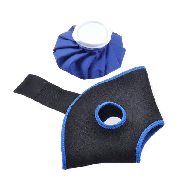 

ankle cooler bags reusable and cold ice pack strap ankle strap protector belt bag for pain relief sports injuries