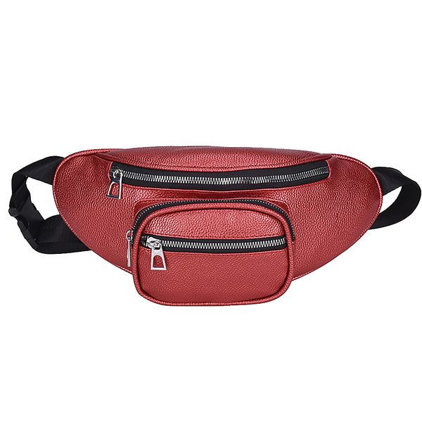 

мода pu waterprooof талия сумка для женщин и мужского fanny pack large capacity мульти карманы сумочки на молнию на открытом воздух chest су