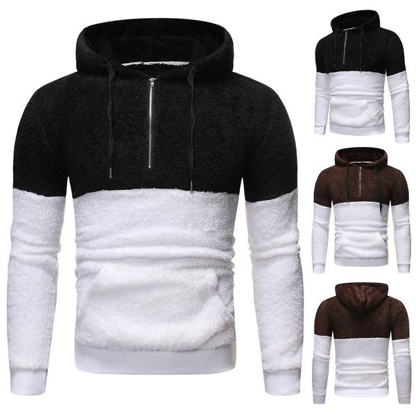 

бесплатная доставка новая мода мужская толстовка плюшевые строчка повседневный европейский кодекс мужчины толстовка пуловер свитер черный ко, Black