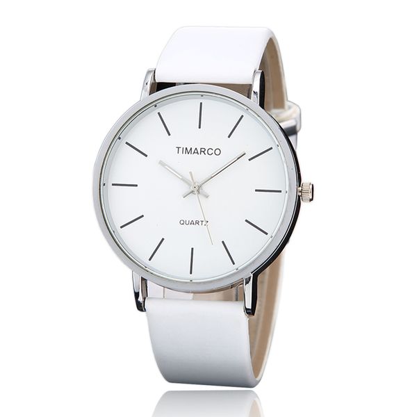 

minimalist style white fashion watches women quartz casual leather clock simple student ladies girls wrist watch 2019 gift, Slivery;brown