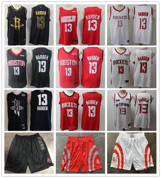 

2020 james harden basketball jerseys james harden mens city home james 13 harden edition stitched jersey chinese version quality, Black;red