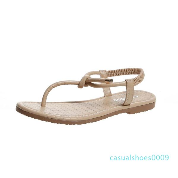 

2020 summer new flats flip flops sandals woman orange blue black beige shoes luxury designer low heel gladiator women sandals cc9