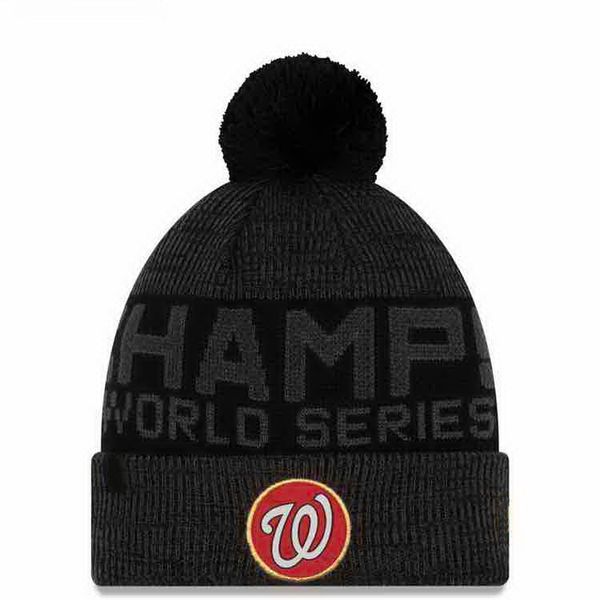 

2019 черного серого побочного шапочки new world series knit чемпионов шляпа мужского washington nationals спортивных зимние шапки, Blue;gray