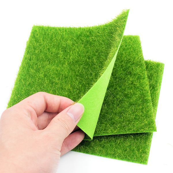 

15x15cm 30x30cm grass mat green artificial lawns small turf carpets fake sod home garden moss home floor diy wedding decoration