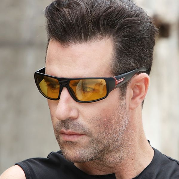 

hd поляризованные очки женщин черный кадр очки вождения очки мужчины марка ночного видения солнцезащитные очки gafas de sol uv400, White;black