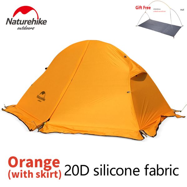 

naturehike dhl 1.5kg ultralight tent 1 person outdoor camping hiking aluminum waterproof single tents factory sell