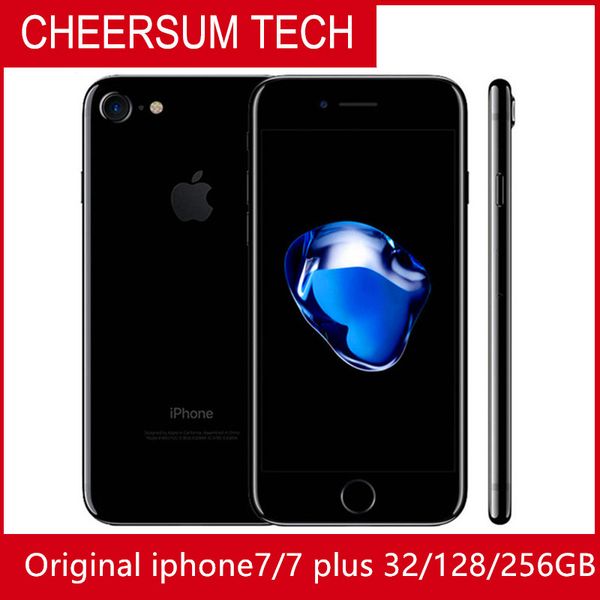 

unlocked original iphone 7/ 7 plus ios10 quad core 2gb ram 32gb 128gb 256gb rom 12.0mp 4k video 4g mobile phone