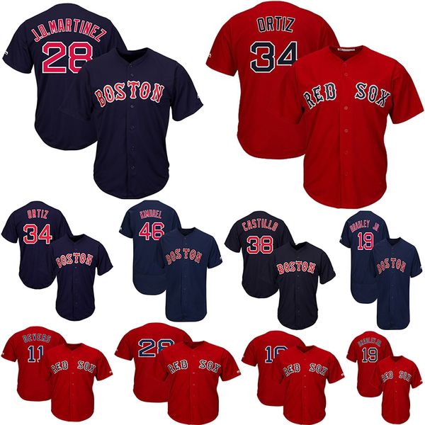 

Men's Boston Red David Ortiz Sox Chris Sale Jersey Dustin Pedroia J.D. Martinez Rafael Devers Andrew Benintendi Baseball Jerseys