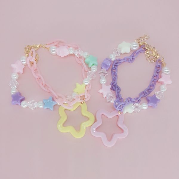 

лолита лолита оригинальный браслет в японском стиле мягкая сестра сладкая hand-made малый ap пластиковых листов, Black