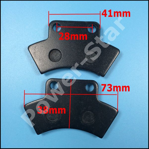 

universal brake pads atv quad dirt bike scooter go kart motorcycle parts