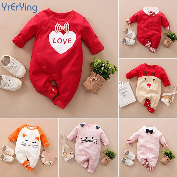 

new pink baby one-piece pajamas-year-old cotton pink one-piece romper outdoor clothing factory wholesale, Blue