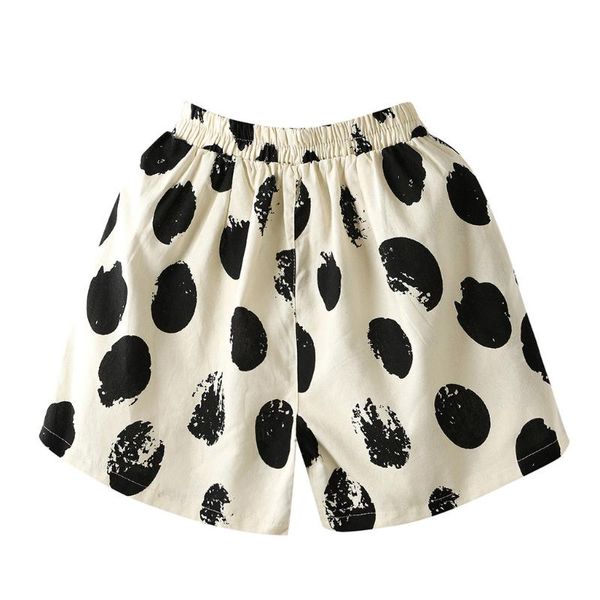 

2020 women's sports high waist shorts summer polka dot athletic gym workout fitness yoga leggings brief athletic breathable, White;red