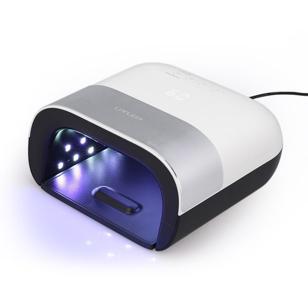 

sun3 48w uv led nail lamp quick-drying for all nail gels with memory timer double-speed lcd display curing art curing lamp