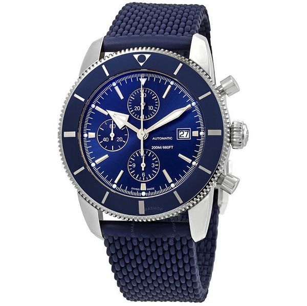 

Brand new a1331216 automatic men 039 tainle teel ca e blue watch trap 46 mm high quality