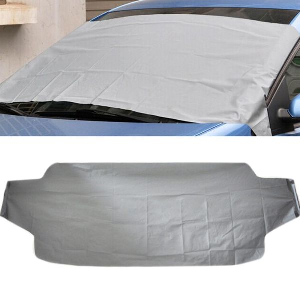 

70x200 cm car sun shade snow ice cover waterproof windproof dustproof scratch protector cover sun visor for car windshield