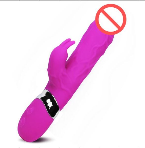 Großer Dildo-Kaninchen-Vibrator, wasserdicht, stark, über USB wiederaufladbar, G-Punkt-Vibratoren, Stimulation der Klitoris, Penis-Sexspielzeug für Frauen