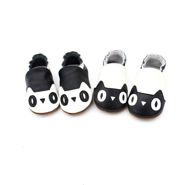 

cartoon cat baby shoes genuine leather newborn soft shoes first walkers soft suede sole baby moccasins