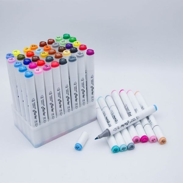 

art marker set oily alcohol based sketch markers brush pen for 30/40/60/80/168colors artist drawing manga animation art supplies