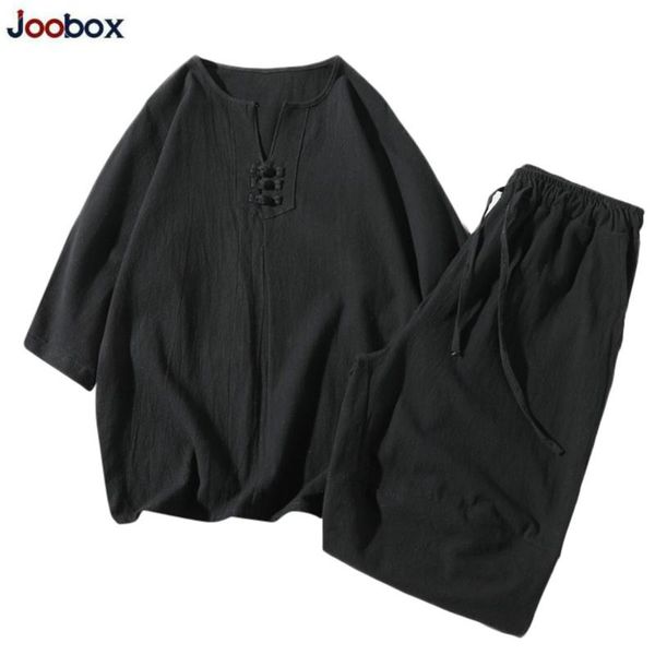 

mens tracksuit summer fashion men's short suits sportswear mens cotton and linen v-neck suit men's short sleeve shorts 2020, Gray