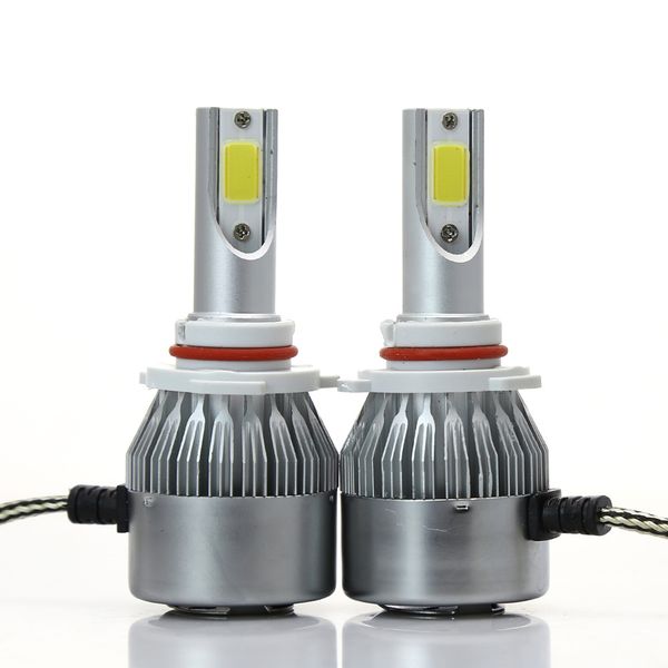 50 par 12v 6000k h7 carro led farol H1 H3 H4 H11 H13 9006 9007 880 Auto LED Bulbo C6 Automóveis Automóveis Lâmpada de névoa