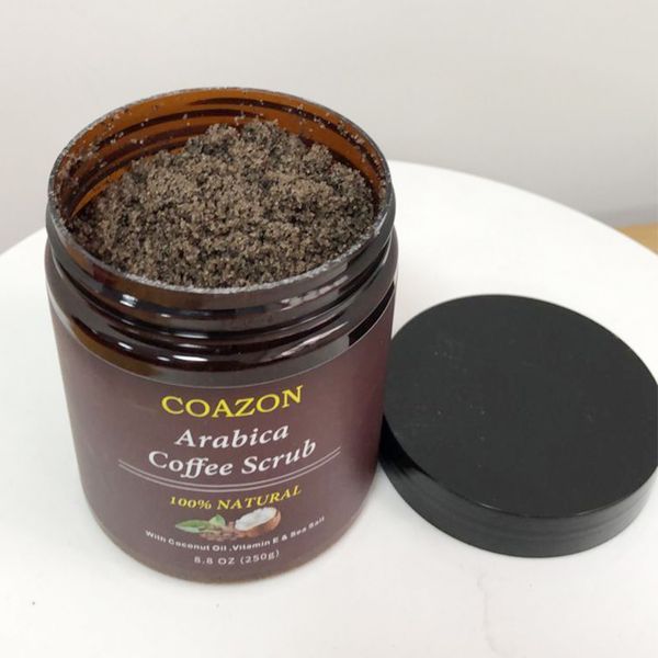 

coffee scrub exfoliating cream blackheads deep skin cleanser exfoliating scrub whitening skin cosmetics manufacturers wholesale e0503