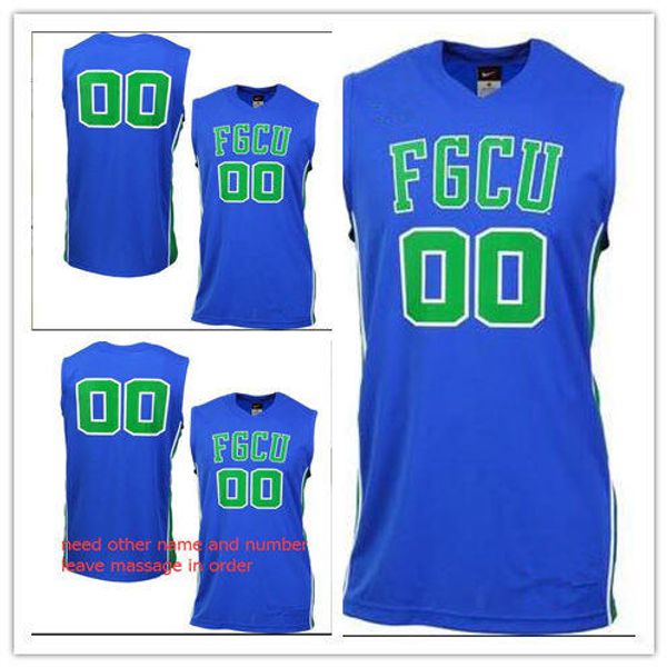 

custom made #00 florida gulf coast eagles college man women youth basketball jerseys size s-5xl any name number, Black;red