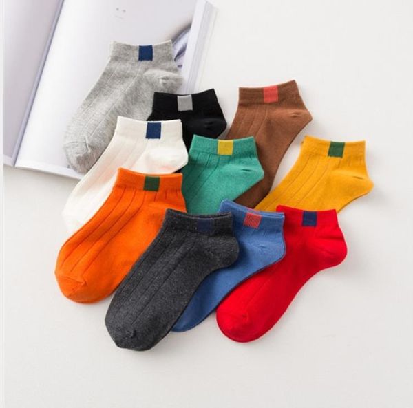 

cotton socks, sweat and odor-proof comfortable socks, pure color boat socks, Black