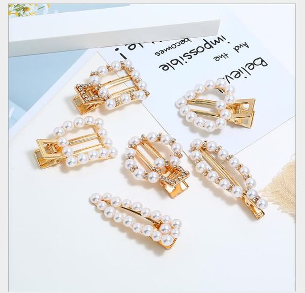 

ручной перл banghai клип слово клип небольшой освежающий край клип, Silver