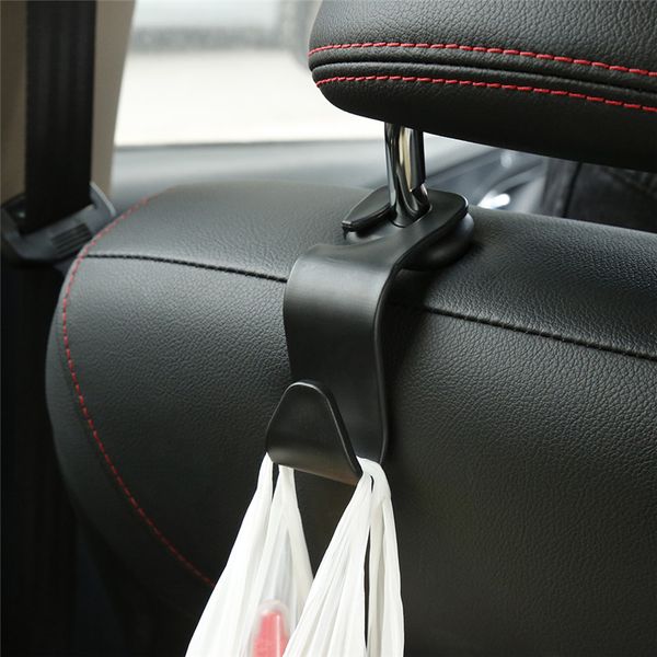

clips car seat hook vehicle headrest hanger bag holder for car bag purse cloth grocery storage auto fastener accessries