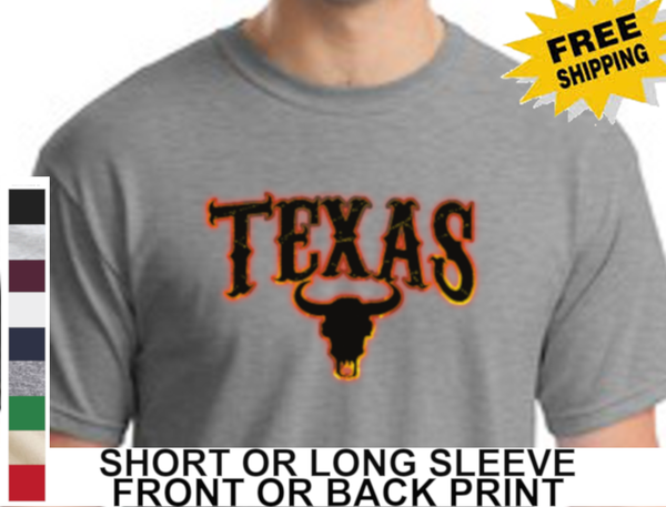 Texas Longhorns All Over Print Thermal Shirt Womens Ladies Size XL NWT