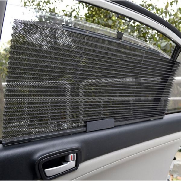 

car truck auto retractable side window curtain sun shield blind sunshade new