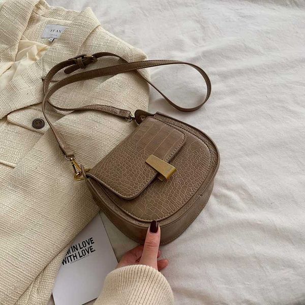 

2020 new fashion small messenger bag ladies cover leather pu female bag women shoulder stone pattern handbags