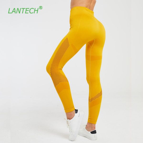 

lantech women fitness leggings sports yoga sportswear gym pants leggings seamless compression tights running gym stretchy pants, White;red