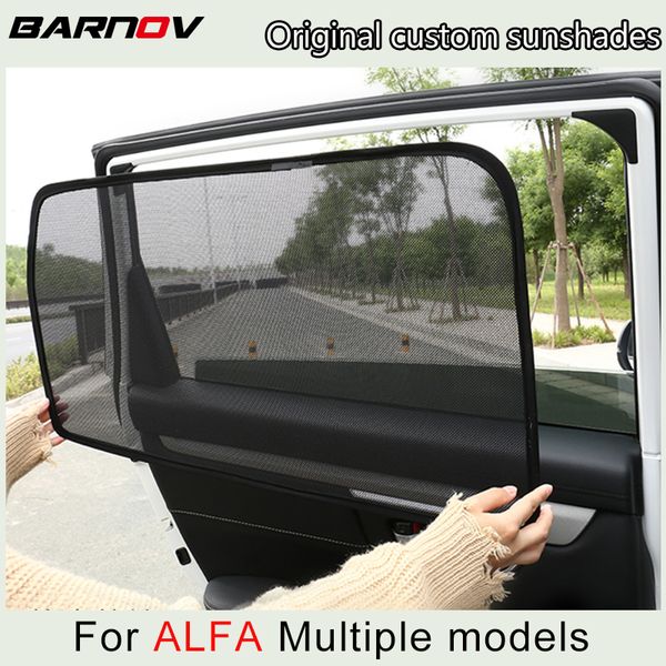 

barnov car special curtain window sunshades mesh shade blind original custom for alfa 159 sedan allroad stelvio mito
