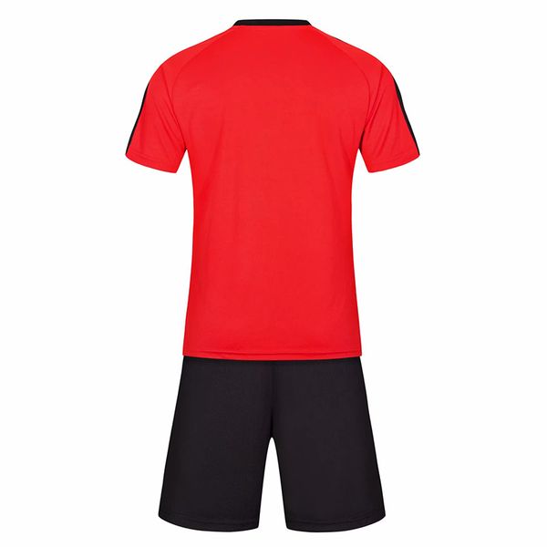 

дешевые 2019 мужчин обучение футбол наборы с шорты одежда обратимые трикотажные изделия футбола для этого дома и прочь смотреть комплекты сп, Black;red