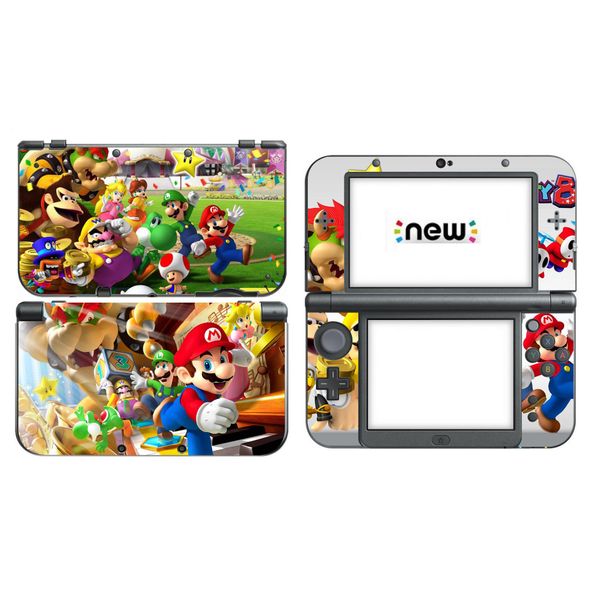 

супер mari0 винил наклейку кожи протектор для nintendo 3ds xl new ll шкур наклейки