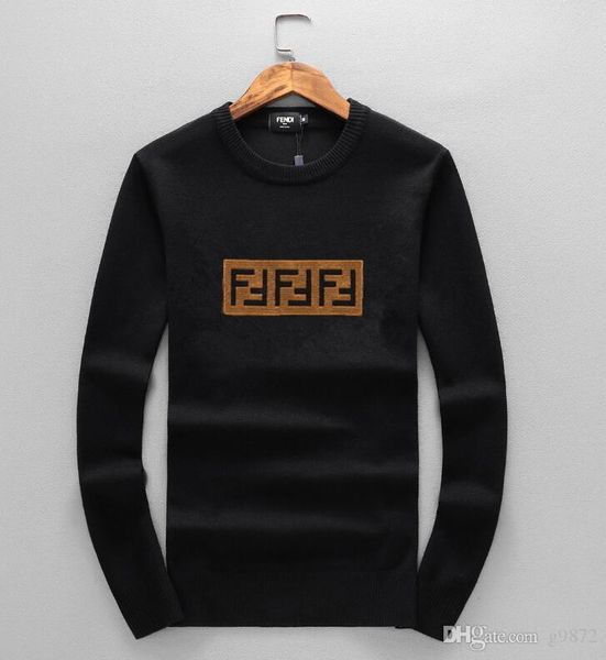 

men's sweaters men's clothing brand deisgner hoodie long-sleeved designer sweatshirt alphabet embroidery knitwear winter wear@016, Black;brown