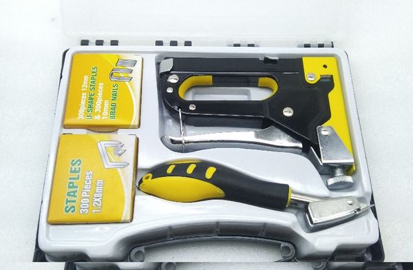 

household heavy duty manual nail stapler nail staple gun tacker upholstery wood hand door framing finish furniture stapler